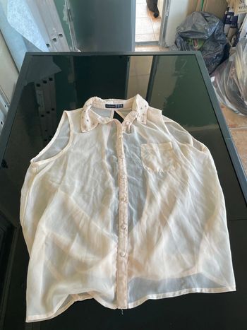 Joli haut rose, transparent en taille 30