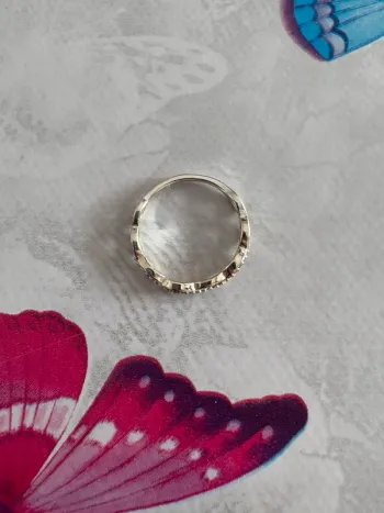 Bague argentée