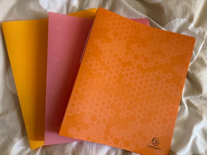 Classeurs pour la rentrée