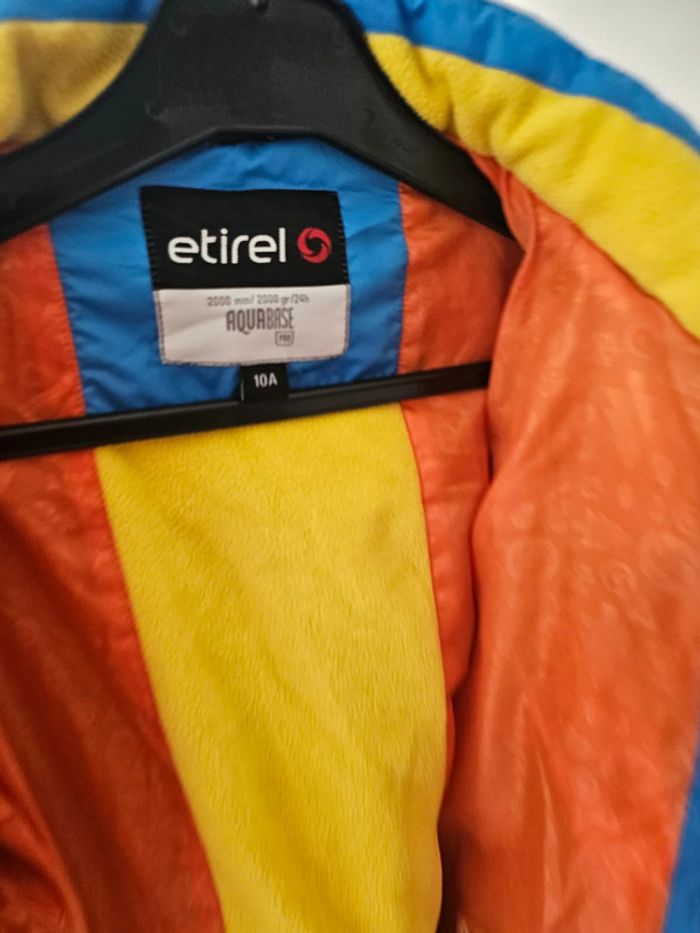 Veste /manteau ski bleu /jaune garçon 10ans/elite aquabade - photo numéro 10