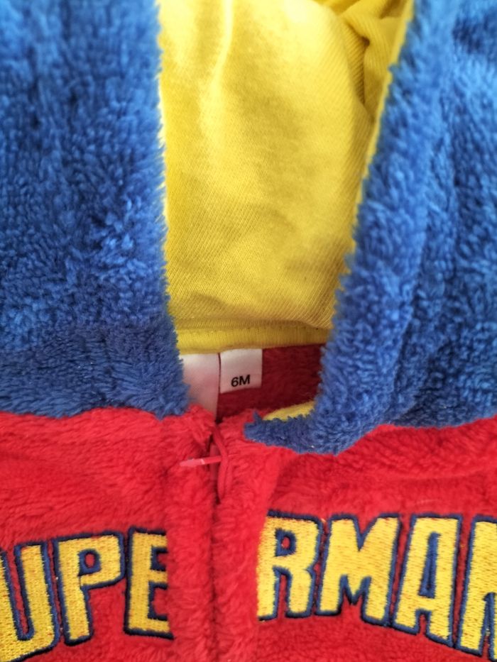 Gilet polaire super man 6 mois - photo numéro 2