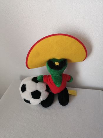 peluche football mascotte mondial 1986