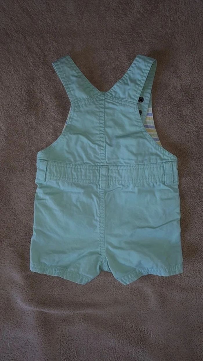 Salopette short garçon 6 mois Dpam - photo numéro 2