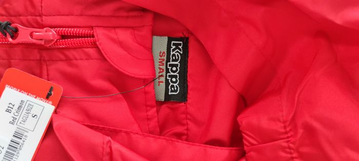Manteau homme Kappa Taille S Neuf avec étiquette couleur rouge - photo numéro 4
