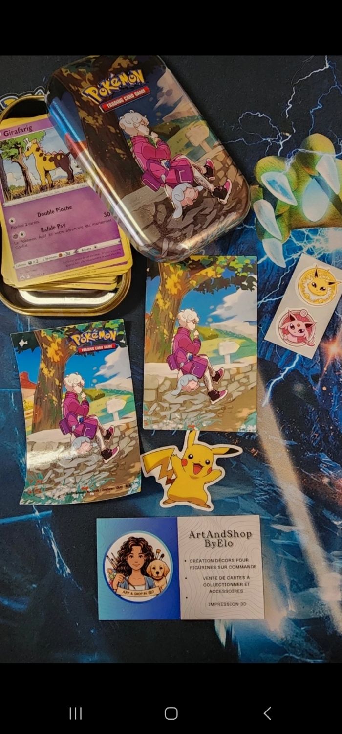 🎁 Lot Pokémon – Mini Tin + 70 cartes françaises