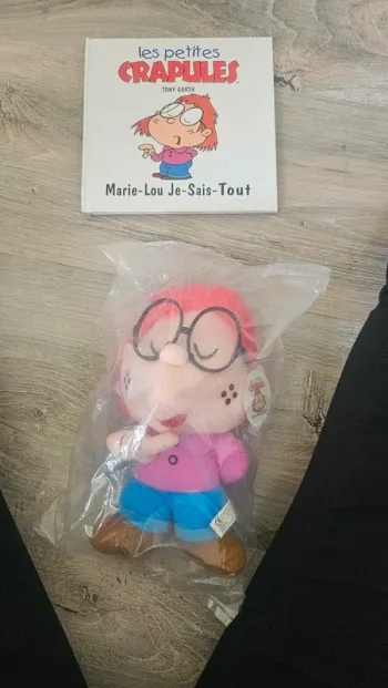 Livre marie lou je sais tout avec peluche