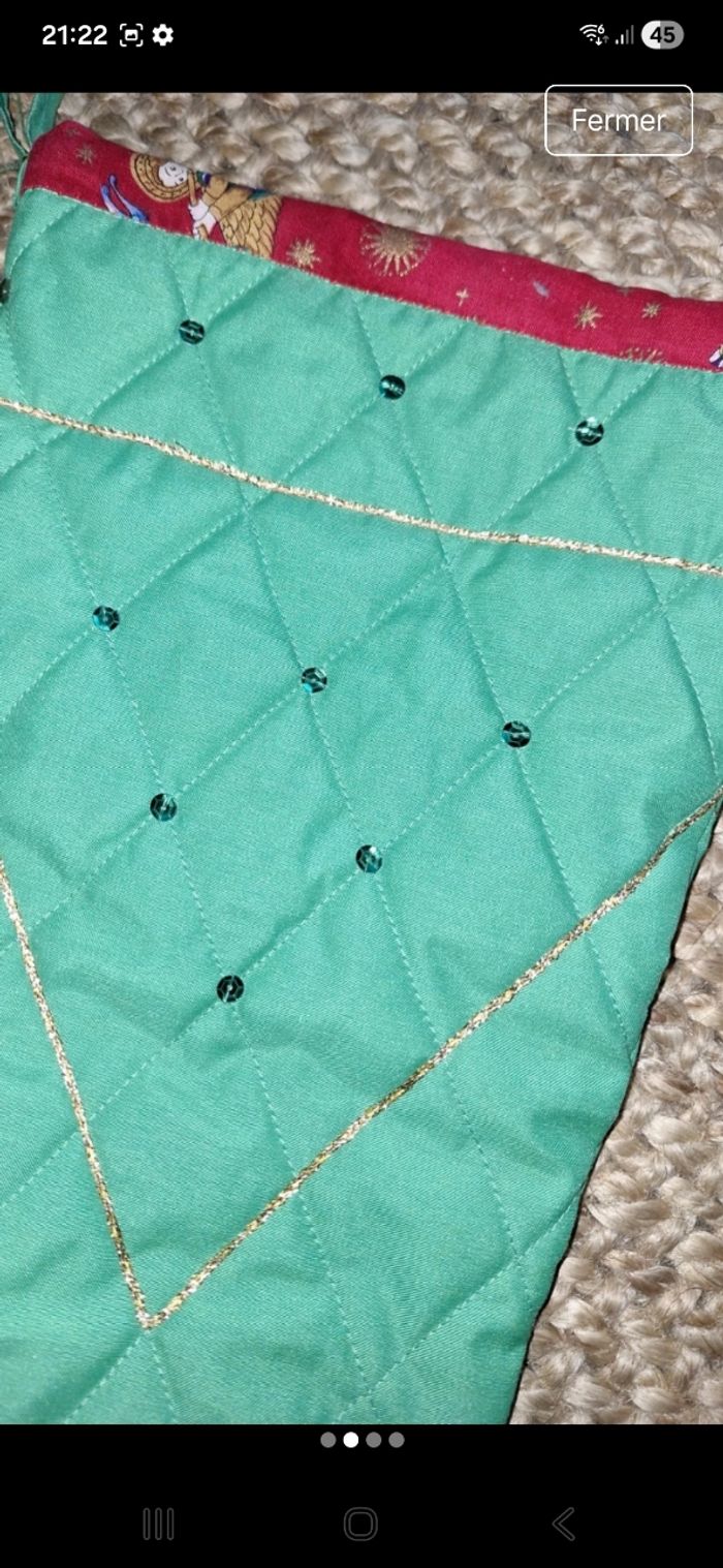 Lot bonnet et chaussette noel - photo numéro 3