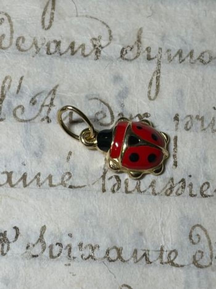 Pendentif coccinelle en Or 750