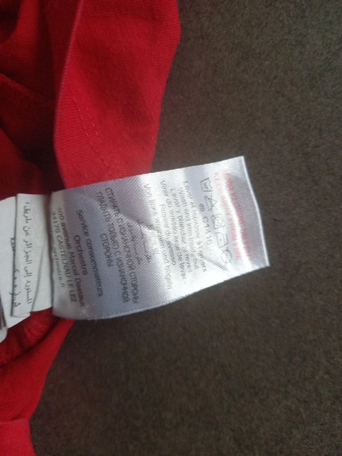 Tee-shirt Orchestra rouge manche longues 5 ans - photo numéro 8