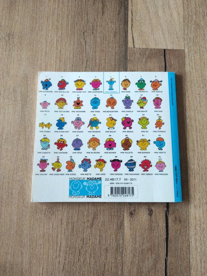 Livre : Mme acrobate - photo numéro 2