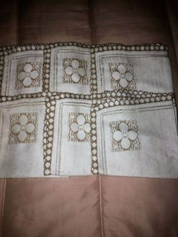 Lot de 6 serviettes de table dentelle marque Bayer