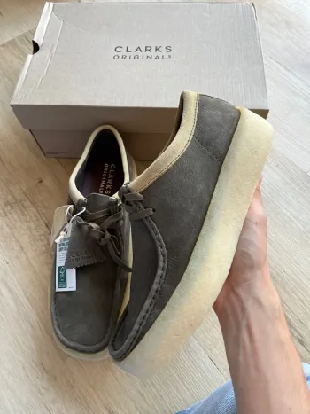 Clarks Wallabee Dark Green Nub Taille 42,5