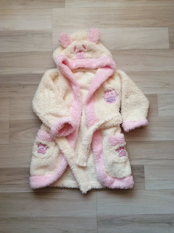 Lot de 2 robes de chambre peluche 18 mois - photo numéro 2
