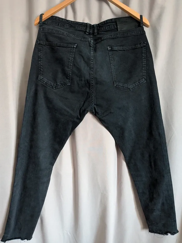 Jeans slim 7/8ième zara - photo numéro 4