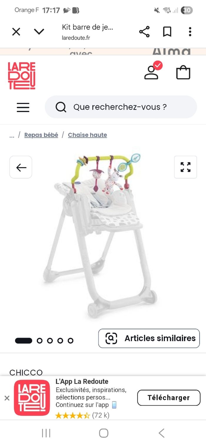 Chaise haute Chicco Polly Progress5 - photo numéro 3
