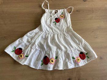 Robe fleurs et coccinelles