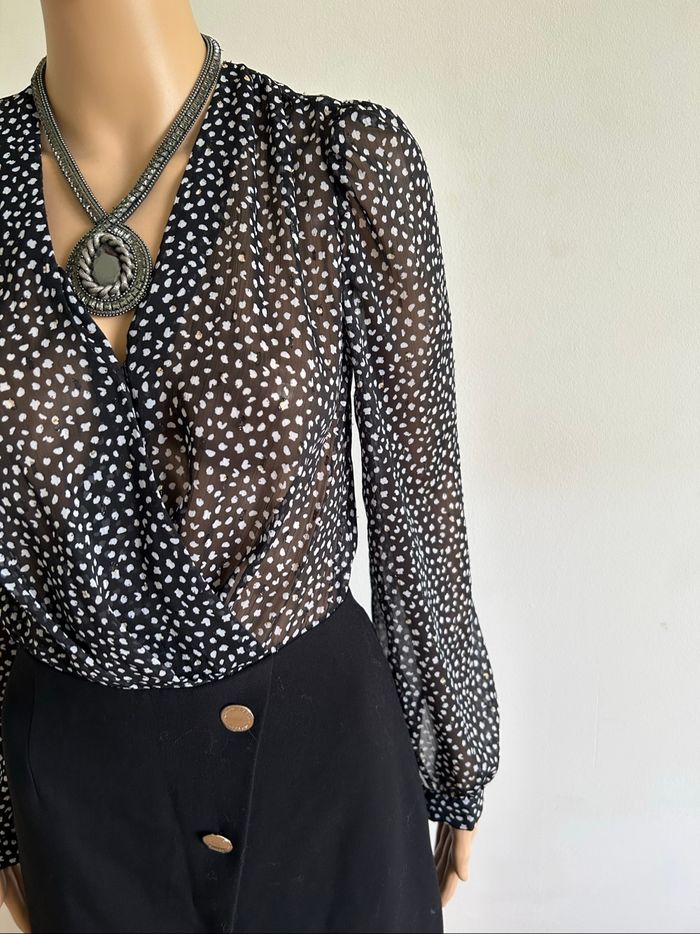 Robe noire et blanche neuve Morgan taille 34 (valeur 75€) - photo numéro 4