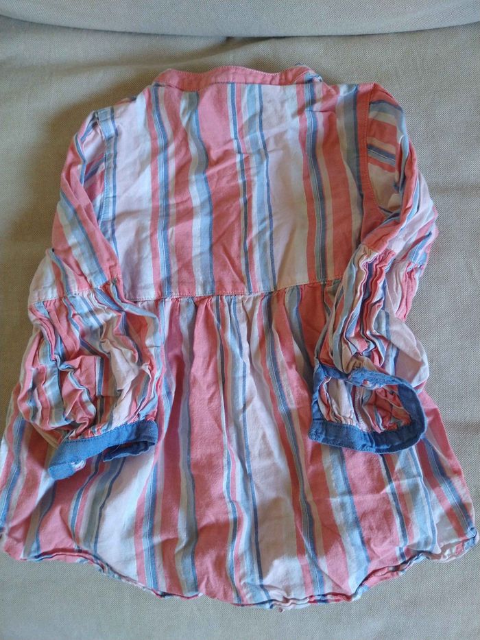 Blouse longues manches fin marque Orchestra taille 2 ans (92 cm) en très bon état - photo numéro 2