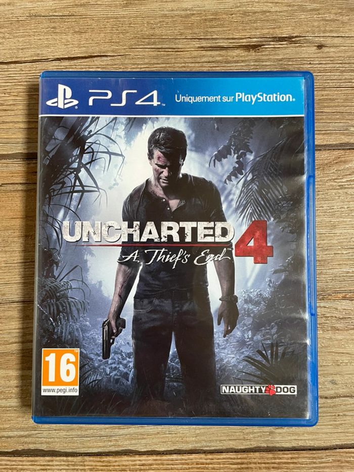 Jeu Uncharted 4 pour PS4