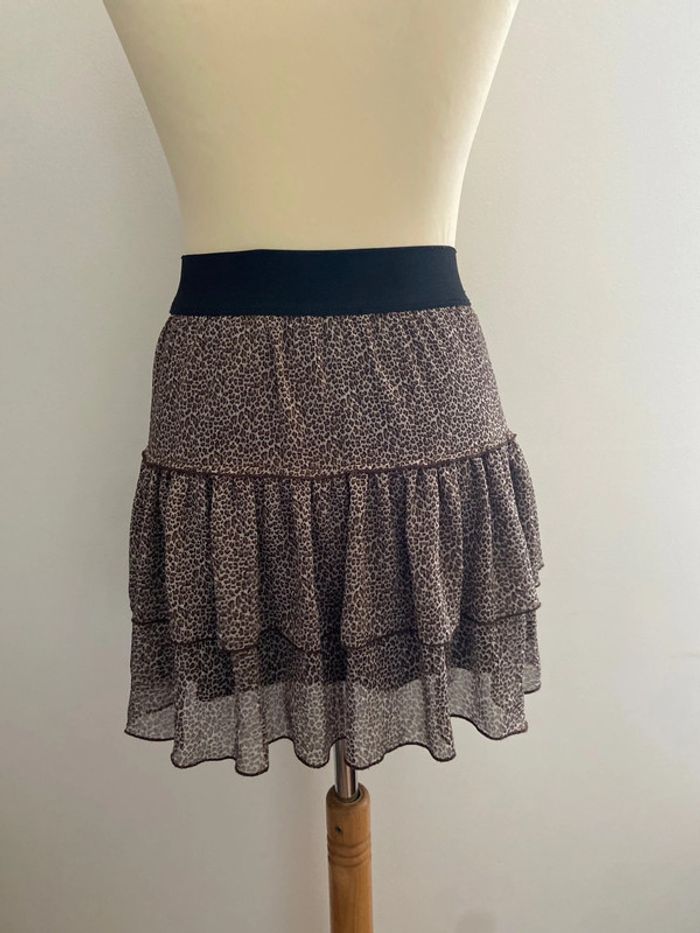 Jupe courte plissée femme taille M de marque Cache cache - photo numéro 2