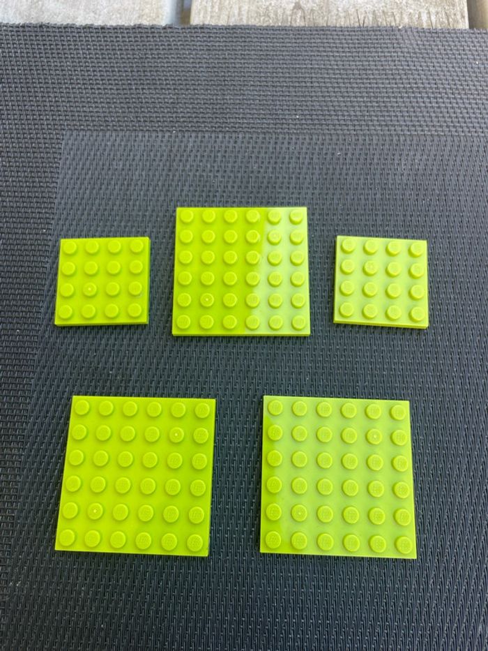 Lego lot vrac petites plaques vert clair officiel pièces détachées caserne star wars Harry Potter