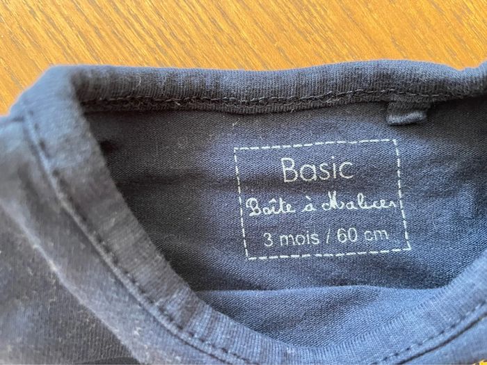 T-shirt à manches longues bébé fille 3 mois - photo numéro 3