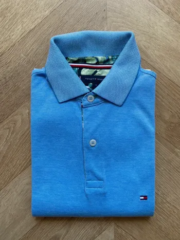 Polo Tommy H bleu ciel T.S