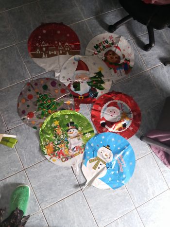 Lot ballon hélium noël neuf