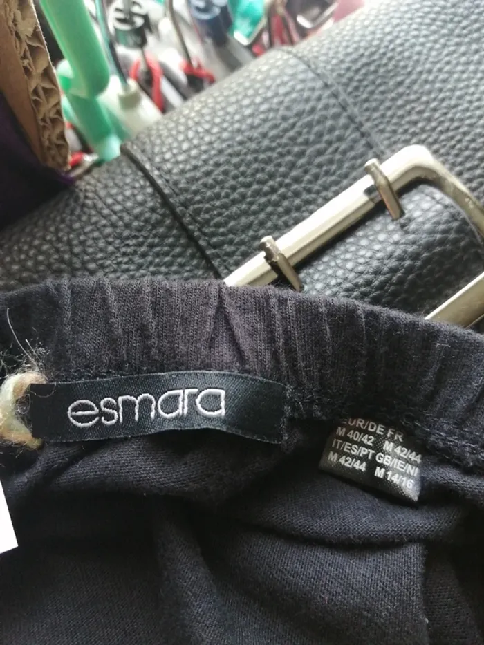 Combishort noir dos nu avec poches et liens à nouer à la kuque et à la taille / esmara / (40-42) - photo numéro 8
