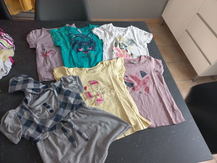 Lot de 6 tee shirt MC 8 ans