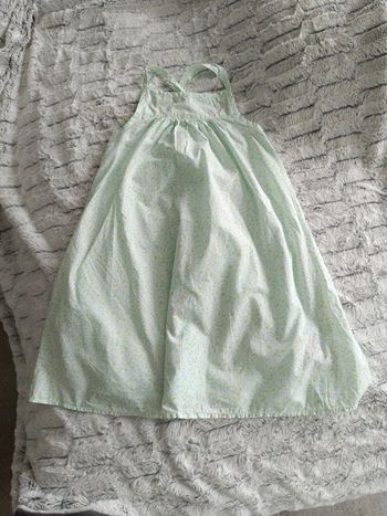 Robe Okaïdi 10 ans neuve vert clair