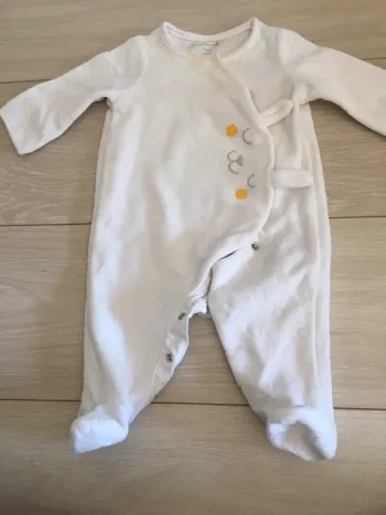 Pyjama velours 3 mois sergent major