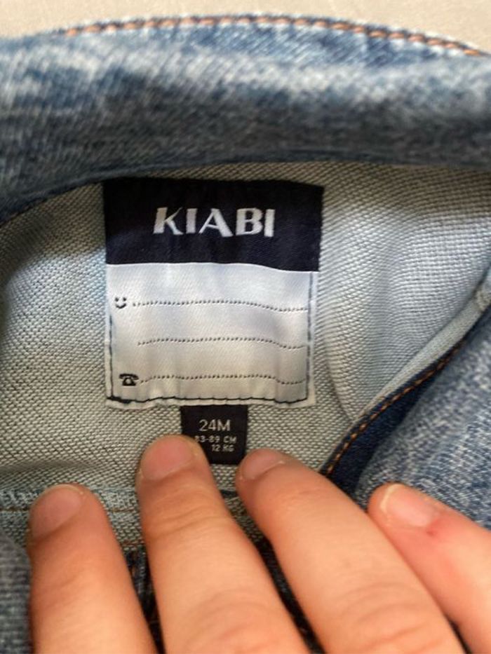 Veste en jeans kiabi - photo numéro 2