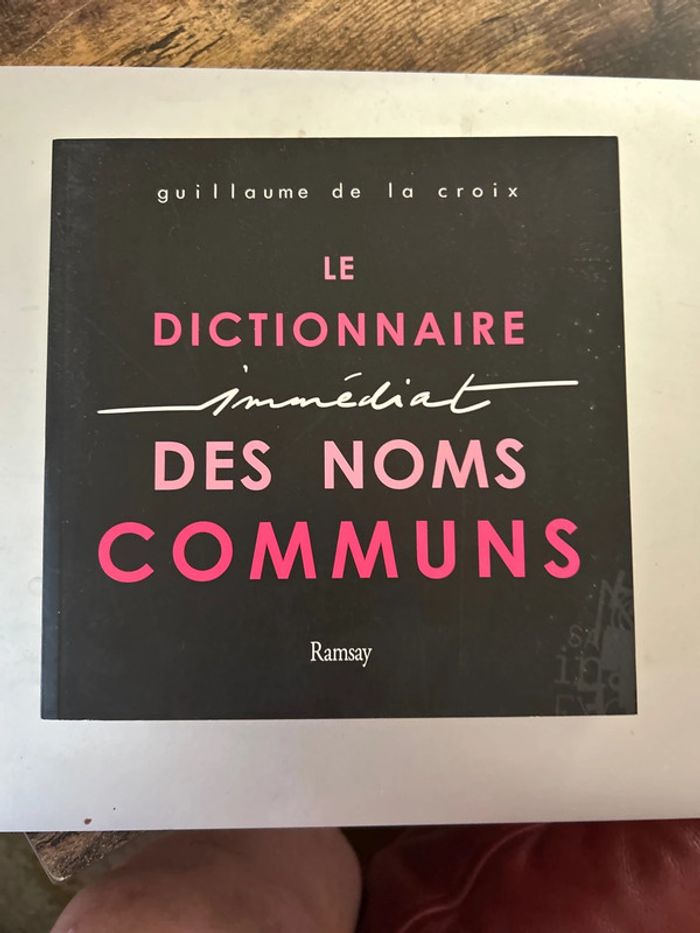 le dictionnaire des noms communs
