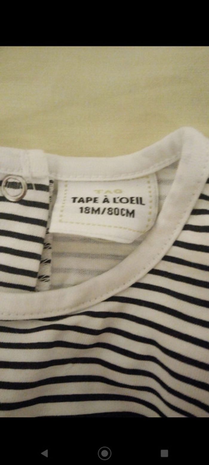 Tee-shirt style marinière Tape à l'oeil - photo numéro 2