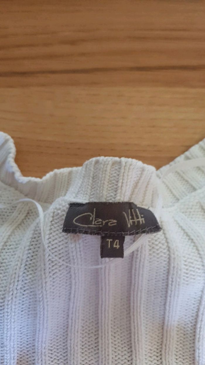 pull taille 4 coton Clara vitti - photo numéro 2
