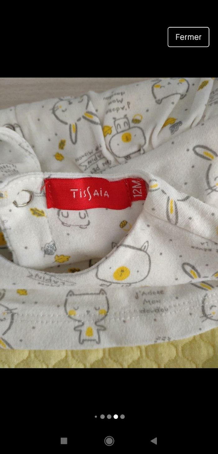 Pyjama lapin sans pied Tissaia 12 mois - photo numéro 5
