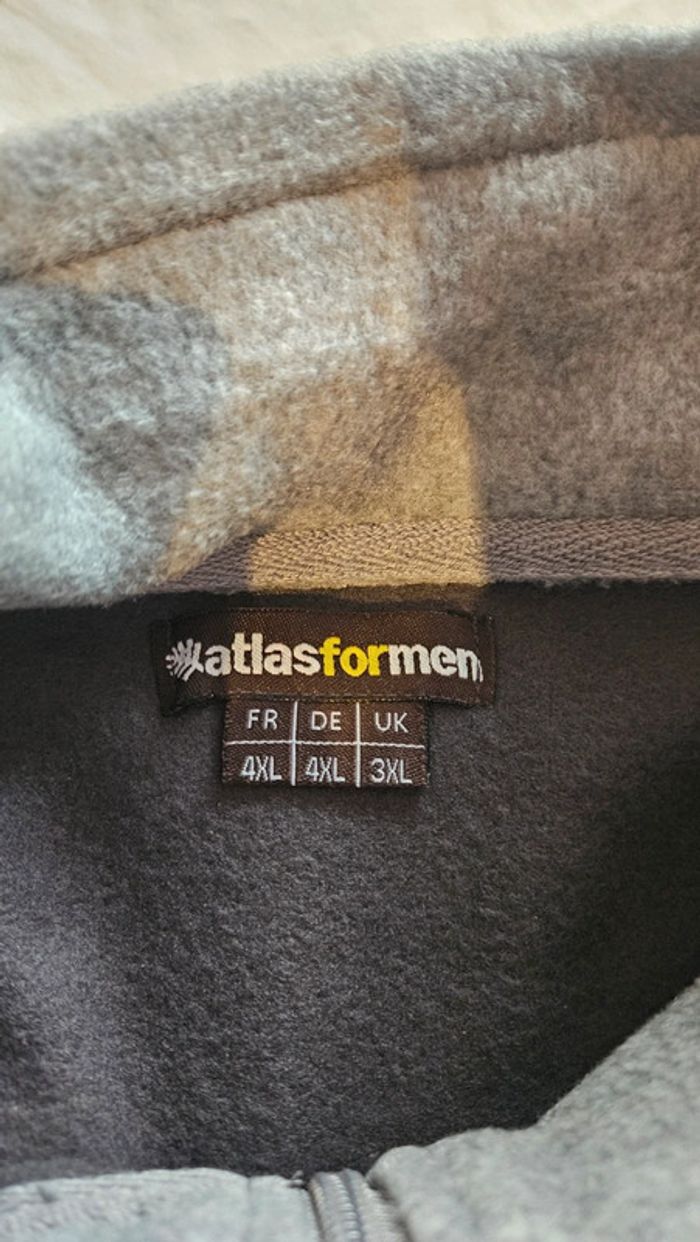 Polaire homme 4XL Atlas For Men - Neuve, chaude et confortable - photo numéro 3