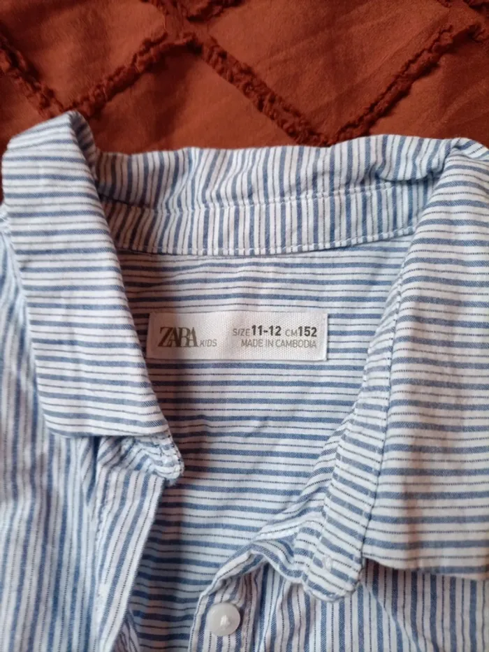 Superbe chemise Zara 11/12 ans - photo numéro 4
