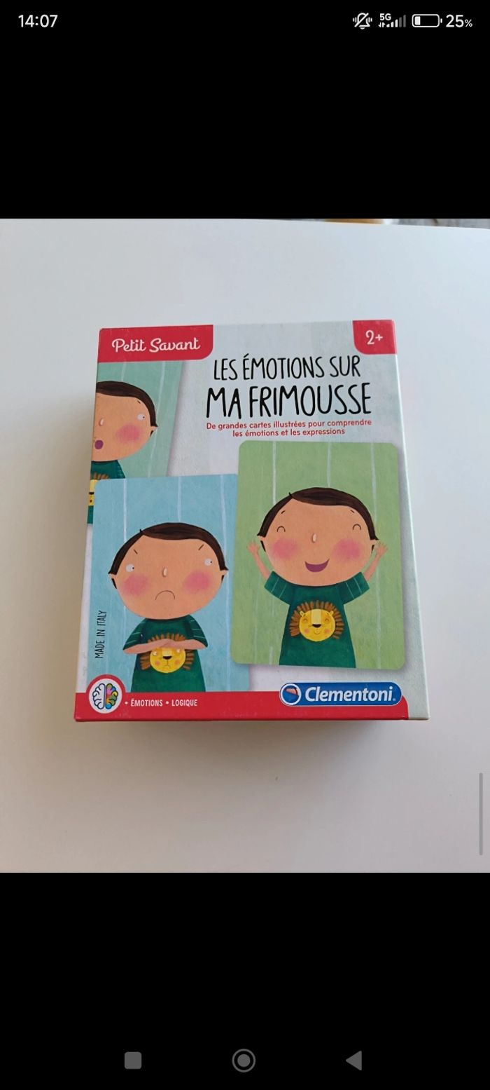 Les émotions sûr ma frimousse