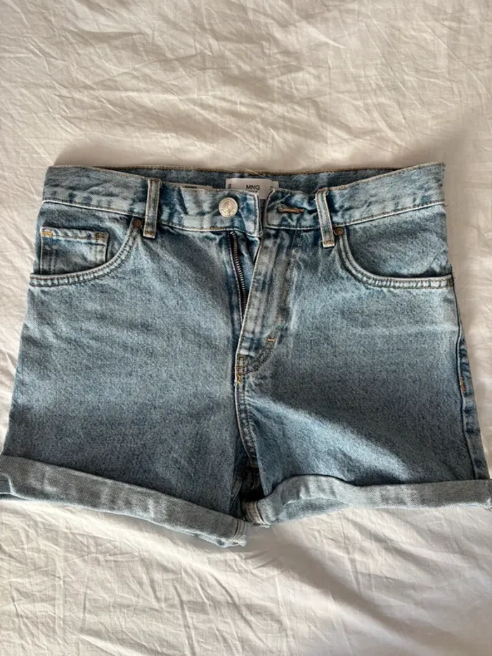 Short en jean Mango
