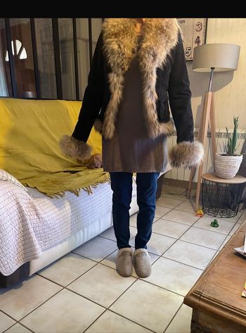 Veste croûte de cuir femme oakwood taille M