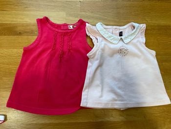 Lot 2 t-shirts MC sergent major 3 mois fille