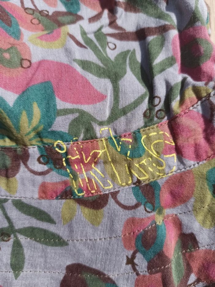 Chapeau IKKS en tissu fleuris - photo numéro 2