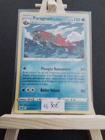 Carte Pokémon Paragruel de Hisui 44/189
