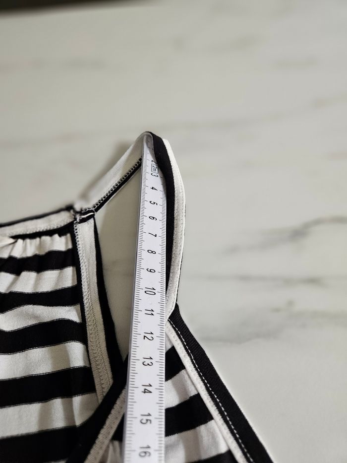 Robe d'été légère H&M – Rayures Marinières taille M - photo numéro 7