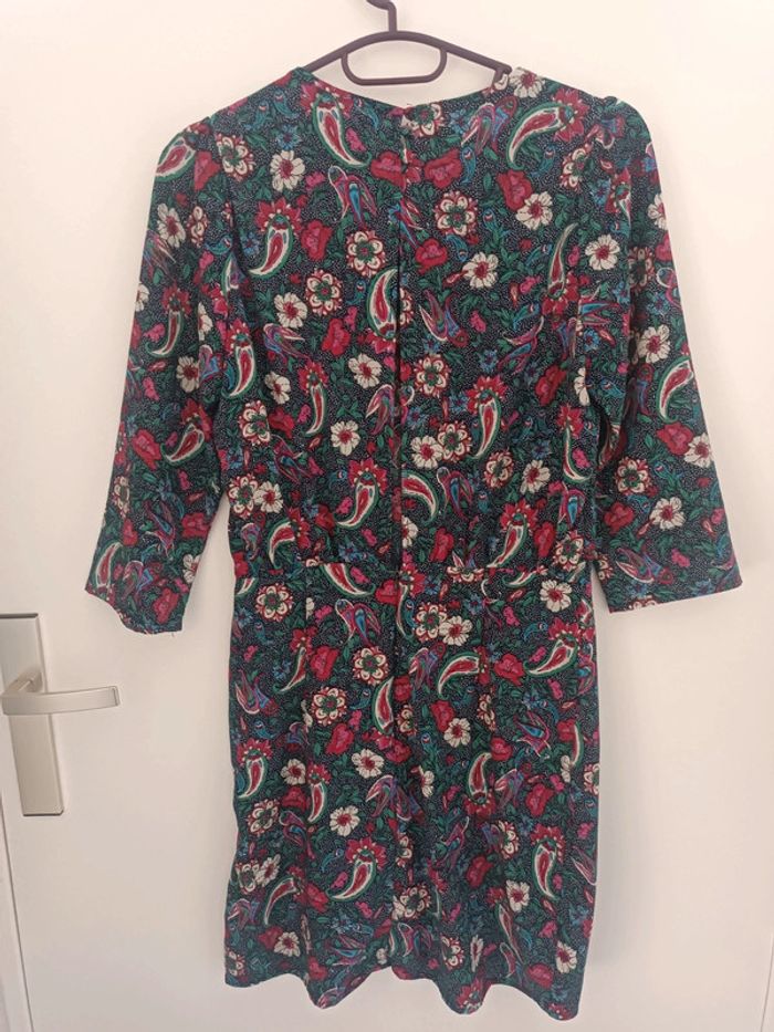 Robe à fleurs manches 3/4 La Petite Étoile Taille 36 (1) En très bon état - photo numéro 3