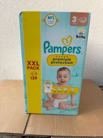 Couches Pampers premium protection taille 3