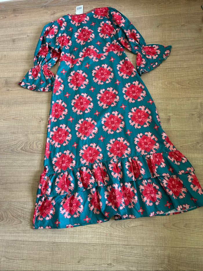 Robe longue imprimée neuve Moda Posa taille S - photo numéro 8