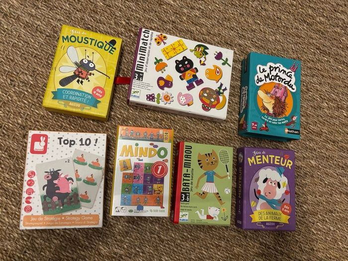 Lot de jeux de société enfants - photo numéro 1
